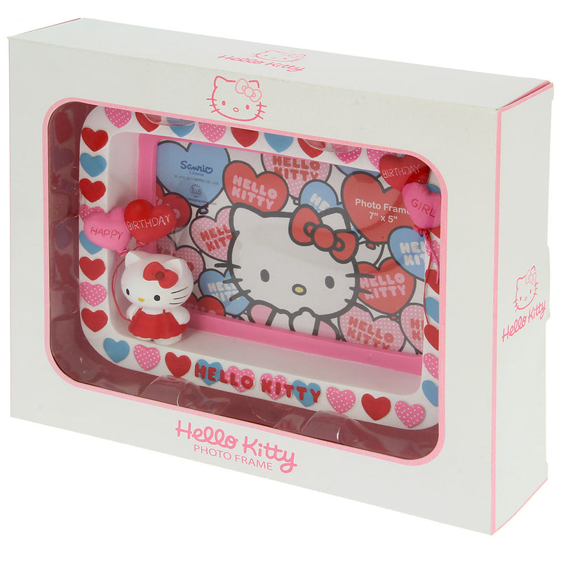Hello Kitty " BIRTHDAY GIRL " Ceramic Photo Frame 7" X 5"