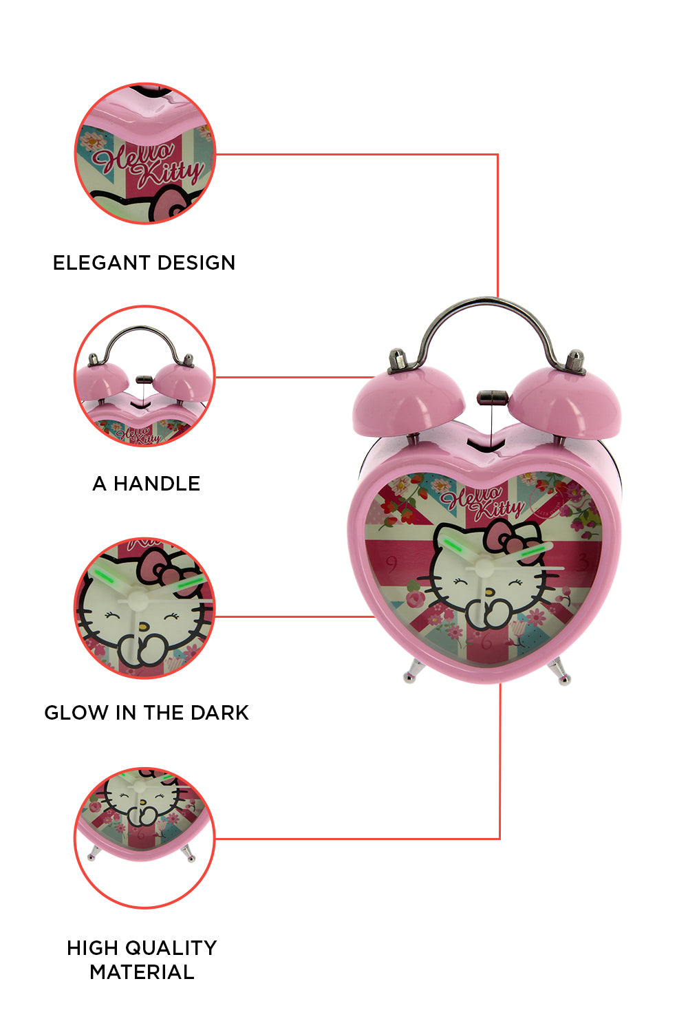 Hello Kitty Blossom Dream Alarm Clock