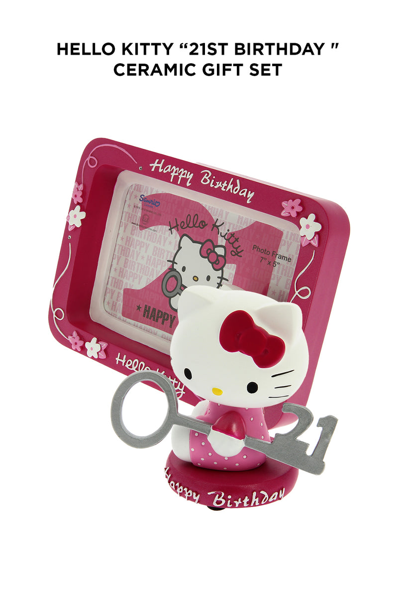 Hello Kitty "21st Birthday "Ceramic Gift Set