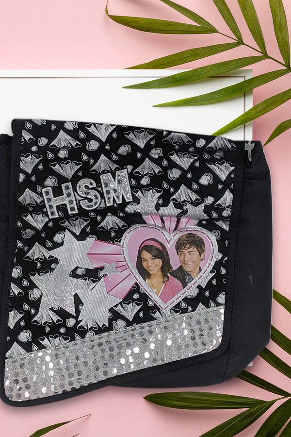 High School Musical Black Shoulder Bag