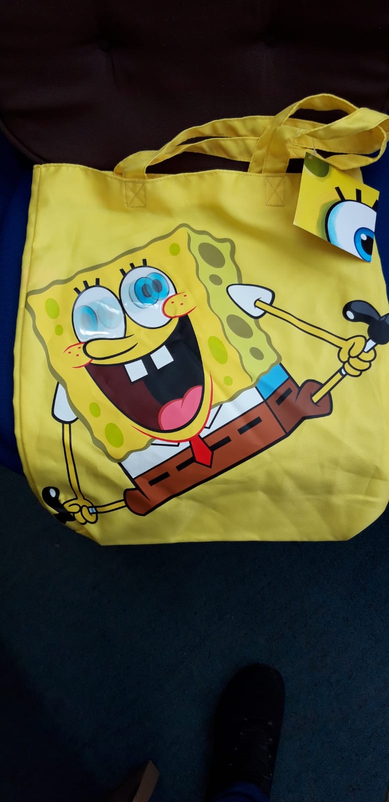 SpongeBob Lenticular Eyes Tote Bag