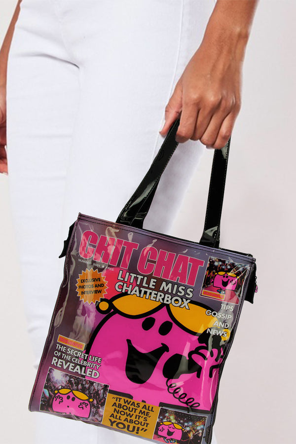 Little Miss Chatterbox Plastic Tote Shopper Bag