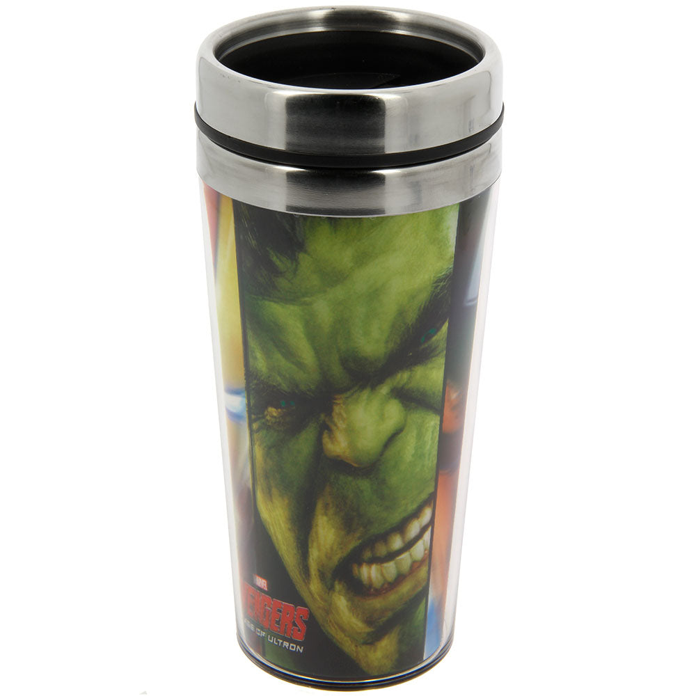 Marvel Age of Ultron Plastic Double Wall Travel Mug - 3D (lenticular)