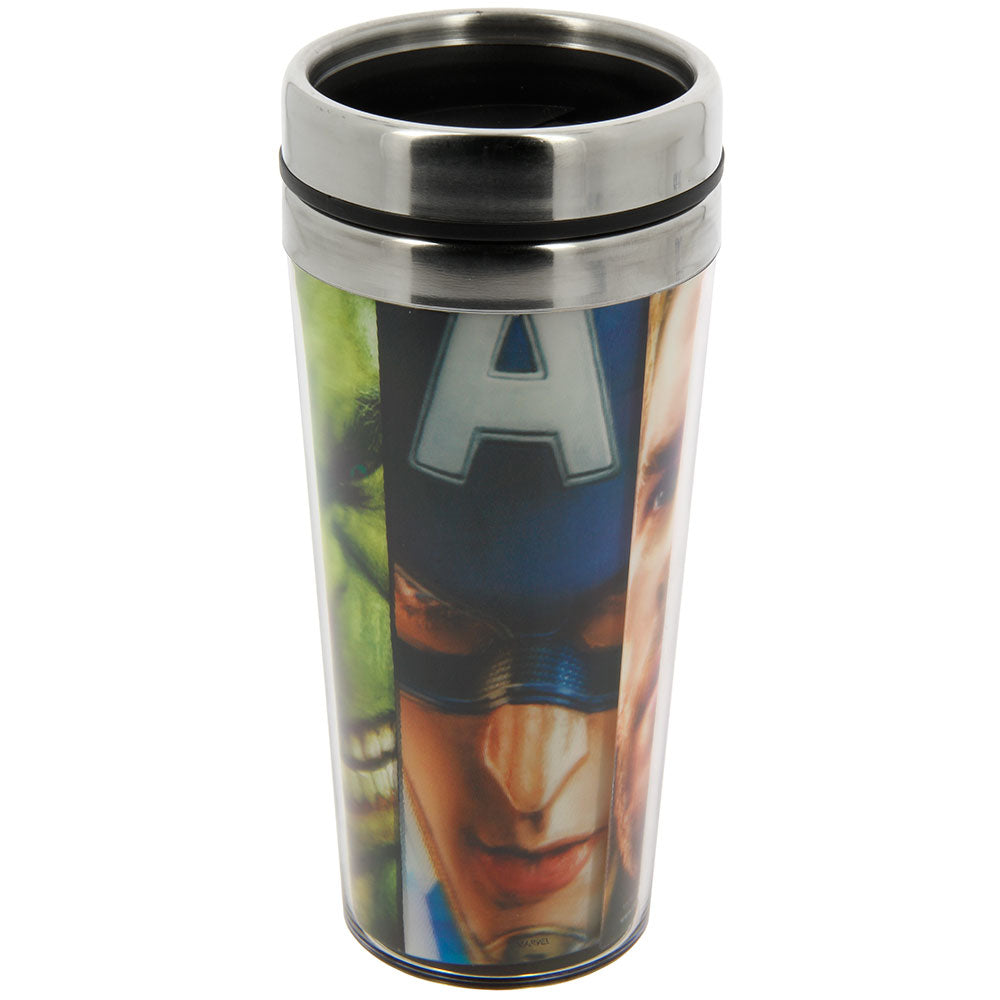 Marvel Age of Ultron Plastic Double Wall Travel Mug - 3D (lenticular)