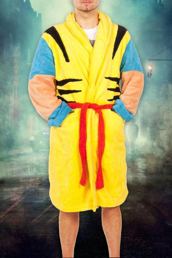 Marvel Wolverine Fleece Bathrobe