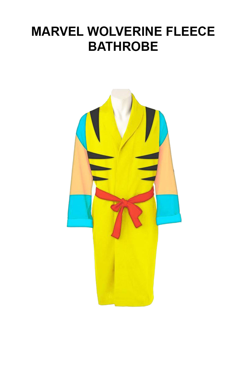 Marvel Wolverine Fleece Bathrobe