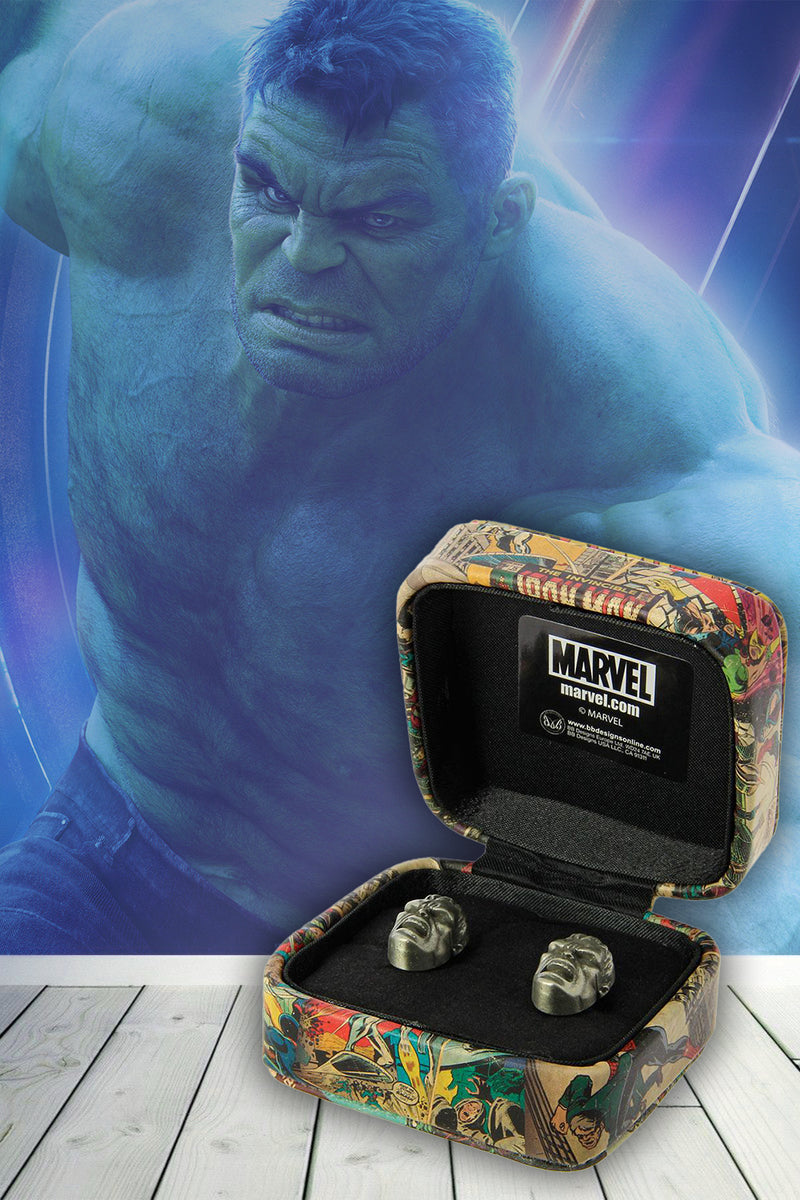 Marvel Comics Men’s Super Hero Hulk 3D Cufflinks with gift box