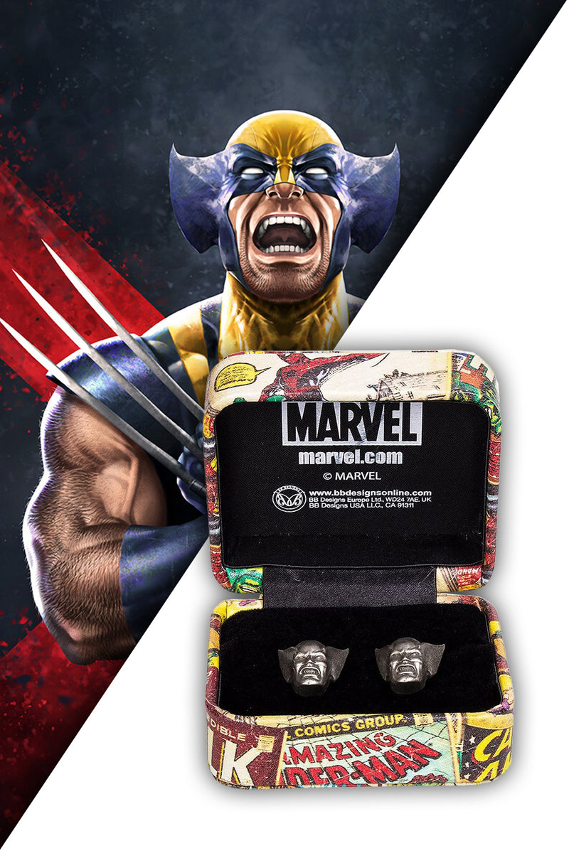 Marvel Comics Men’s Super Hero Wolverine 3D Cufflinks with gift box