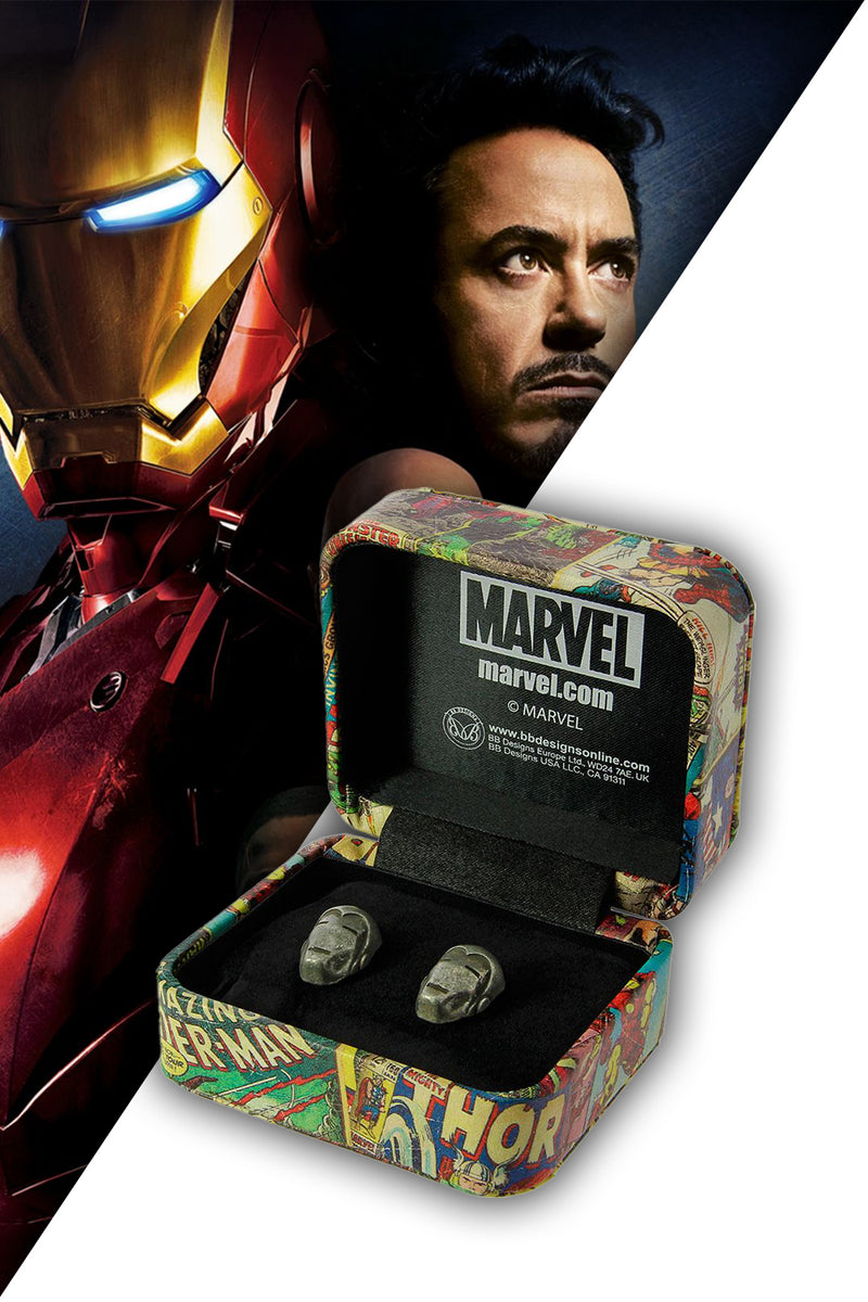 Marvel Comics Men’s Super Hero Iron Man 3D Cufflinks