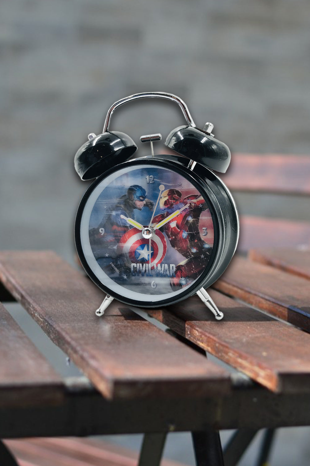 Marvel Civil War Lenticular Alarm Clock