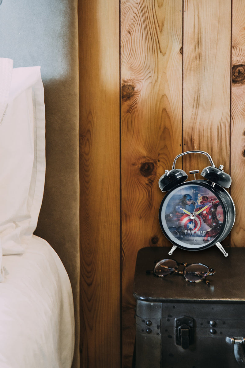 Marvel Civil War Lenticular Alarm Clock