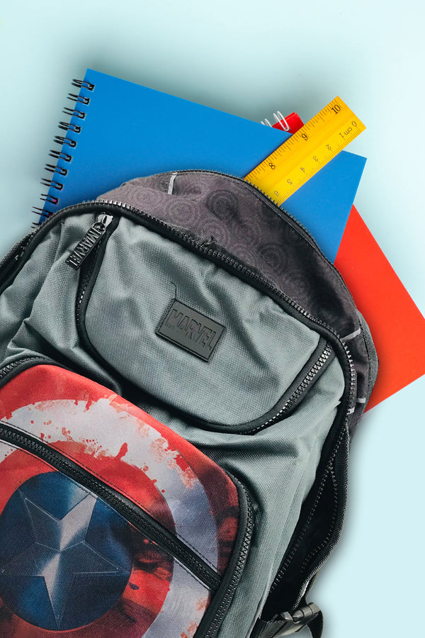 Marvel Civil War Captain America Shield Student Backpack