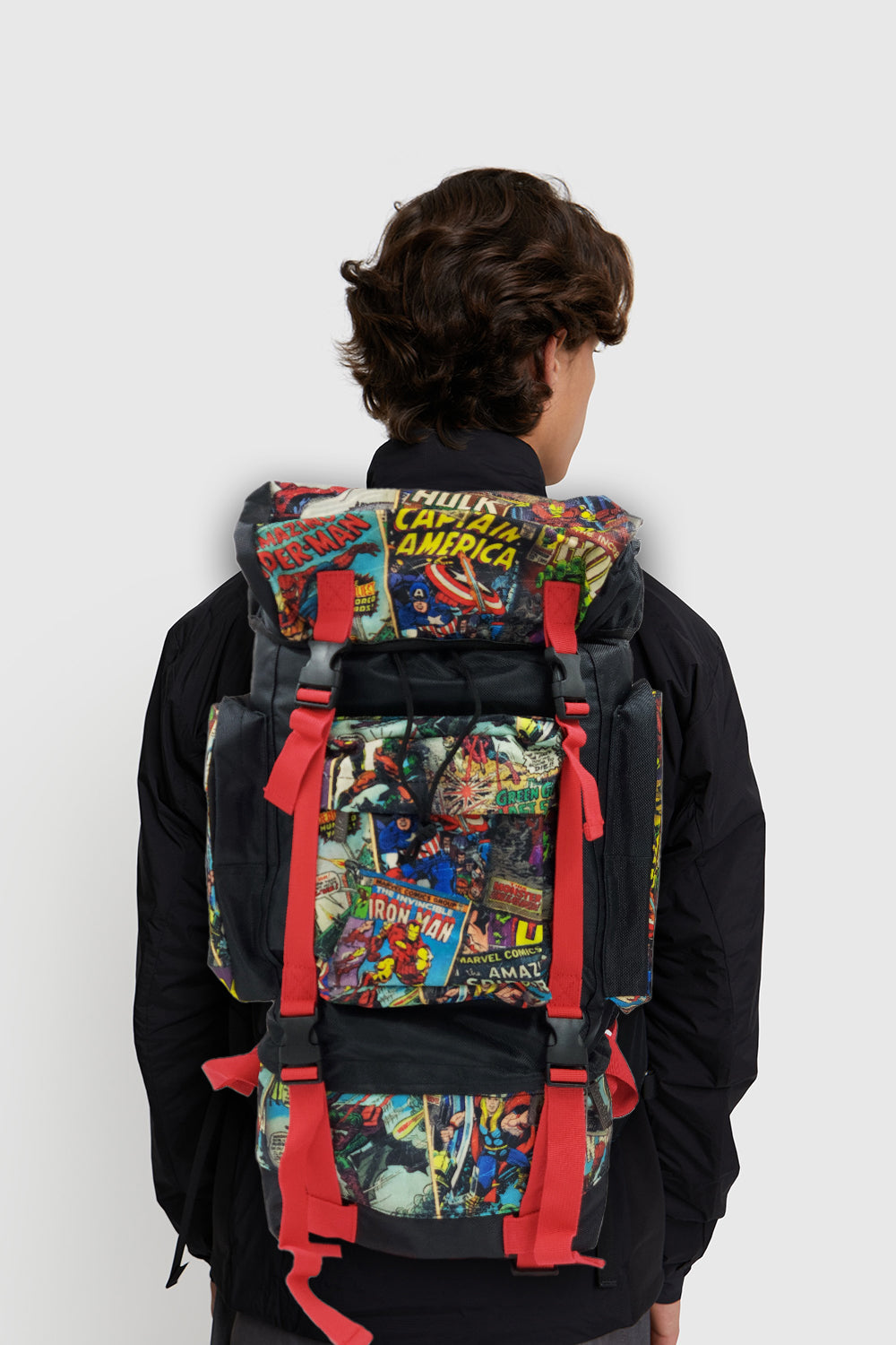 Marvel Retro Comic Red Camping Back Pack