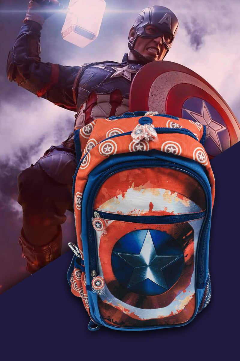 Marvel Civil War Captain America Shield Midi Backpack