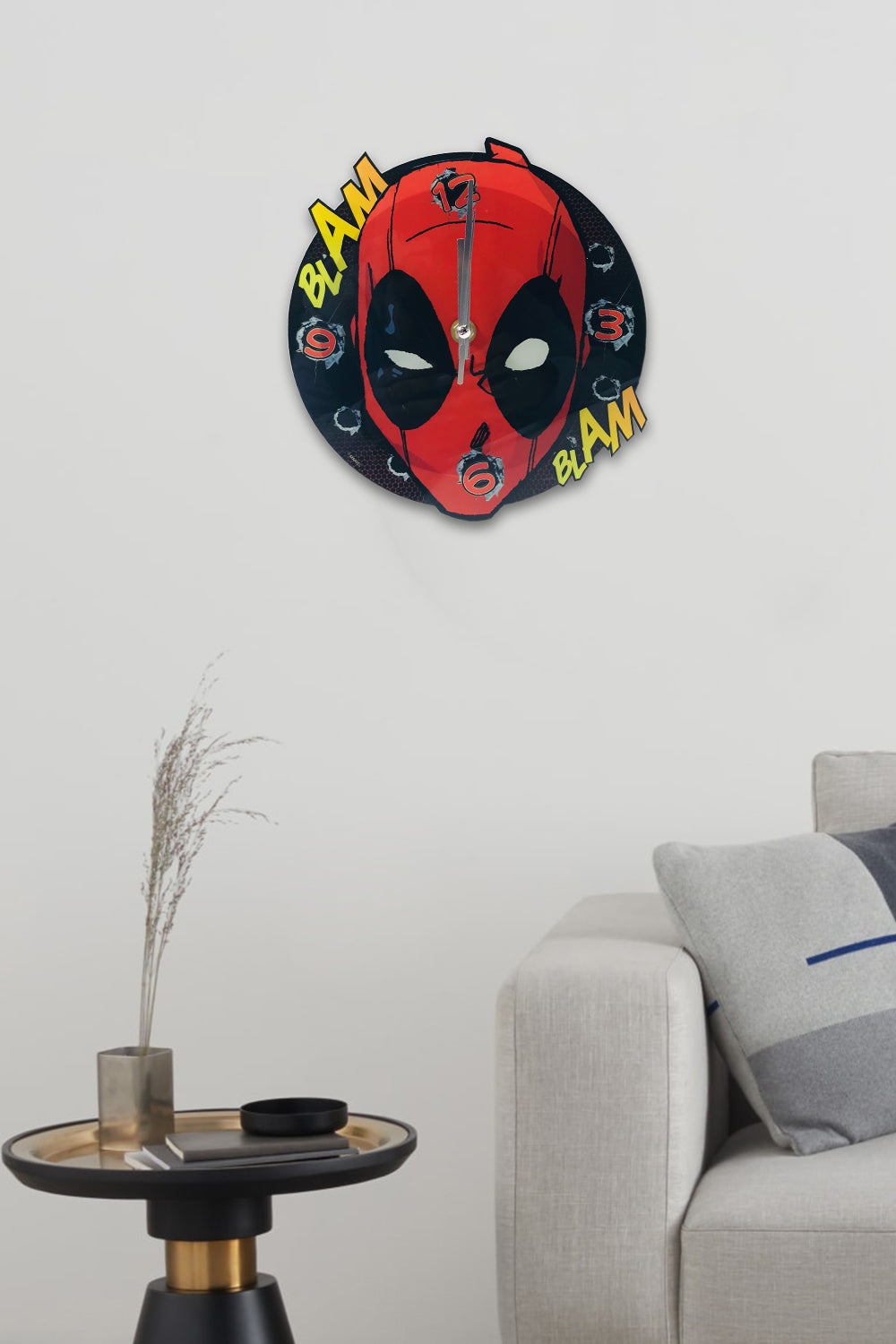 Marvel Deadpool Wall Clock - Acrylic