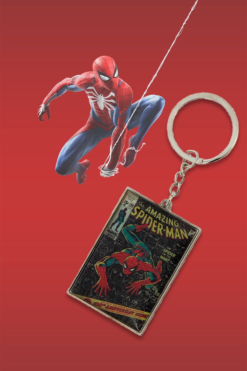 3D Marvel Hero SPIDERMAN Keyring Keychain Pendant **BRAND NEW**