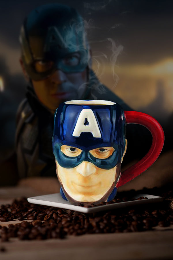 Marvel Ceramic Captain America 3D Mug
