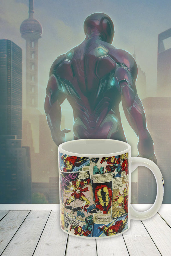 Marvel Comic Mania Iron Man Ceramic Mug