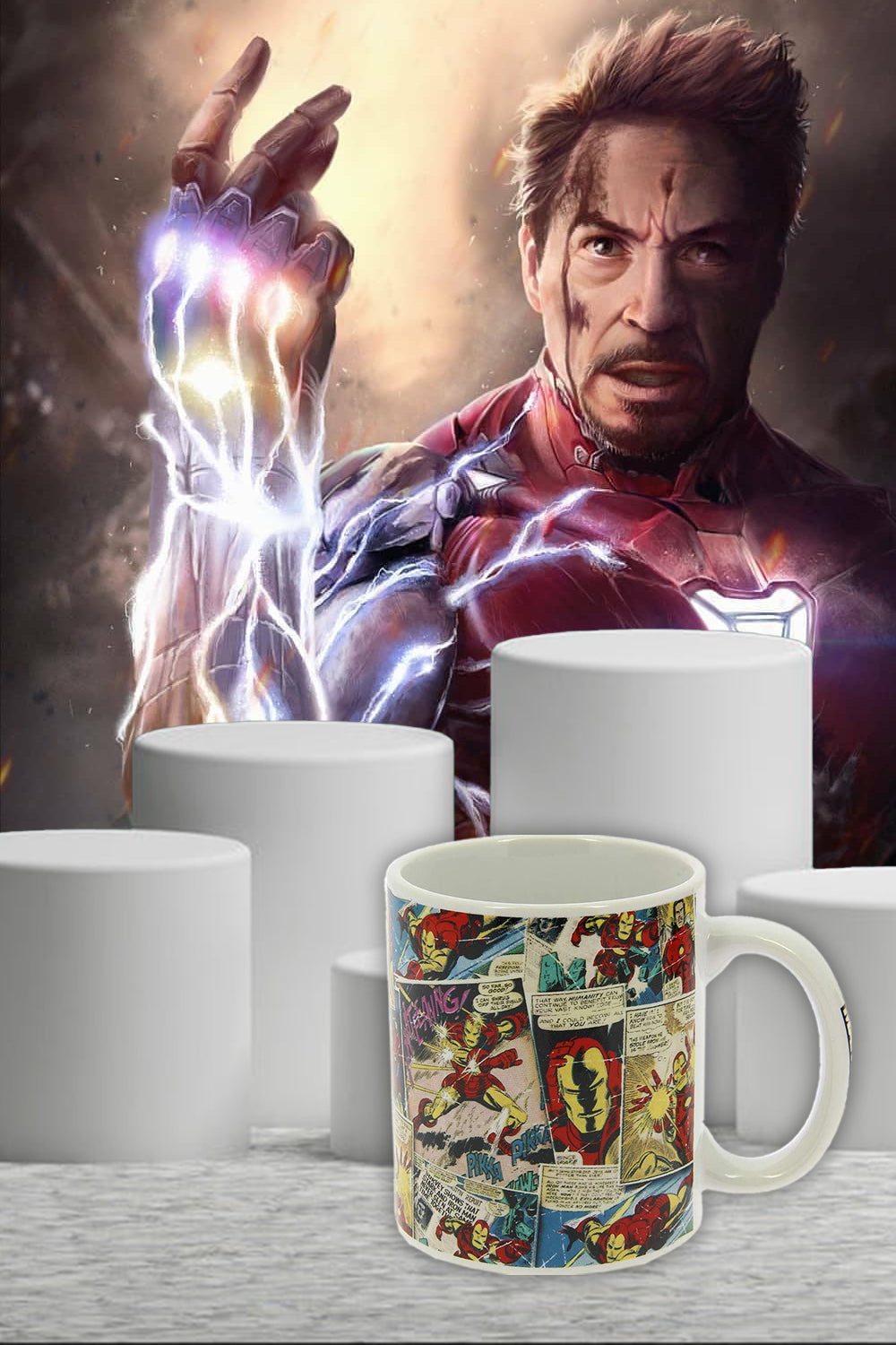 Marvel Comic Mania Iron Man Ceramic Mug