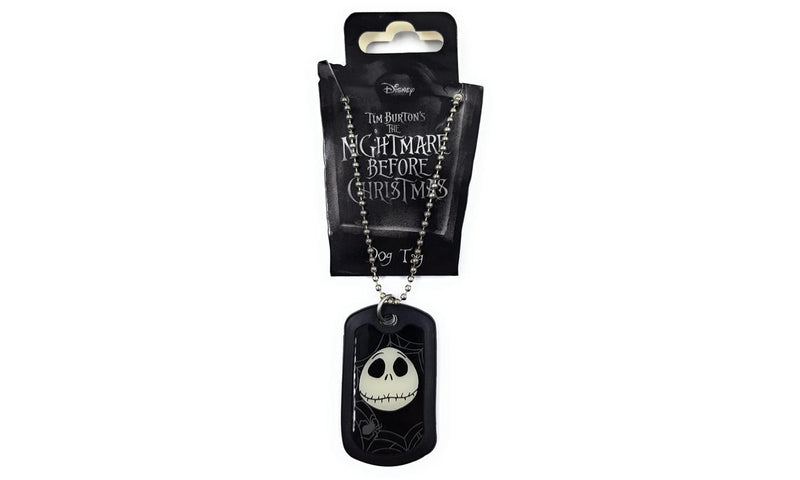 Jack is a Disney’s Night before Christmas Dog Tag. This is a lovely iron ball chain and pendant with Night before Christmas design which glows in the dark. This chain and pendant set is made of chrome. Exclusively Available at Reliance Gifts www.reliancegifts.co.uk.