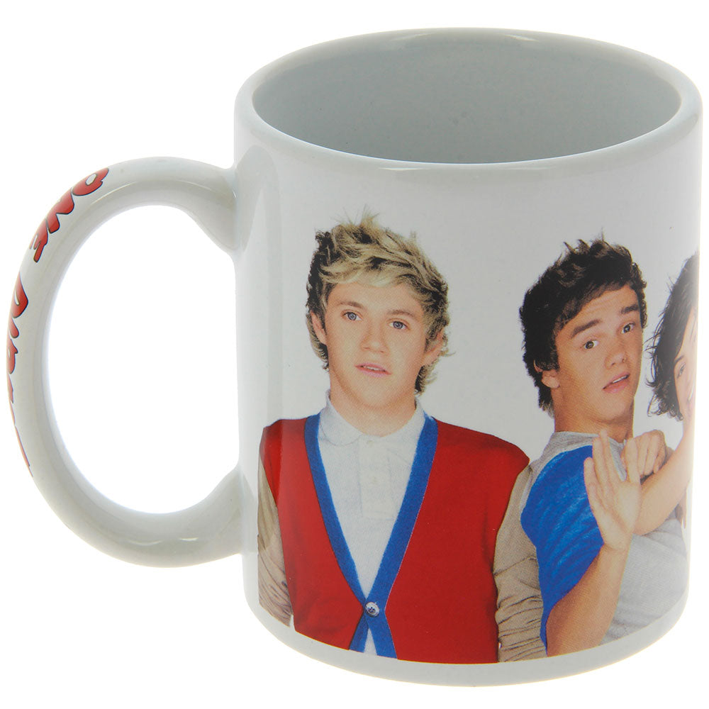 One Direction Red and Blue Ceramic Mug