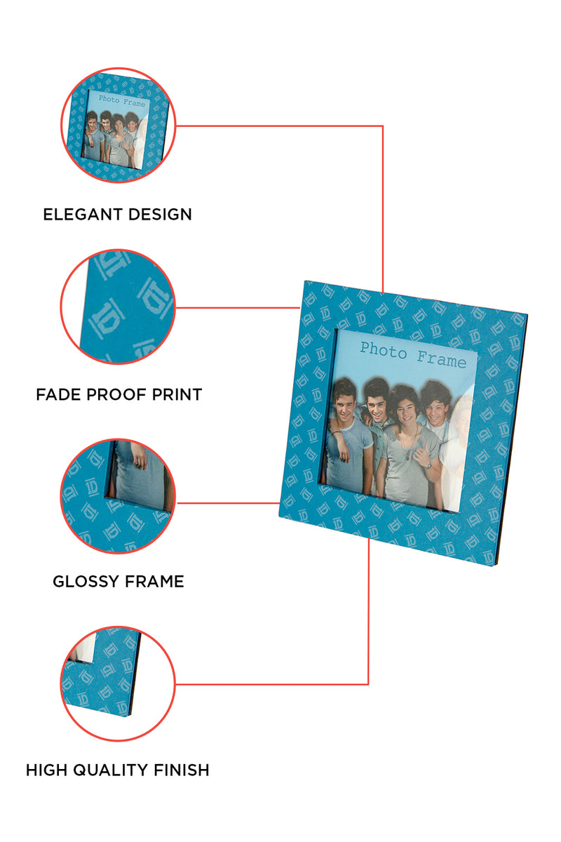 One Direction Blue Photo Frame