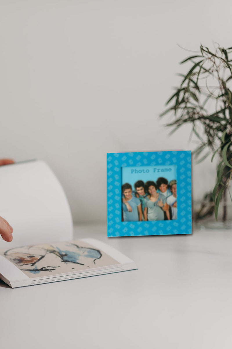 One Direction Blue Photo Frame