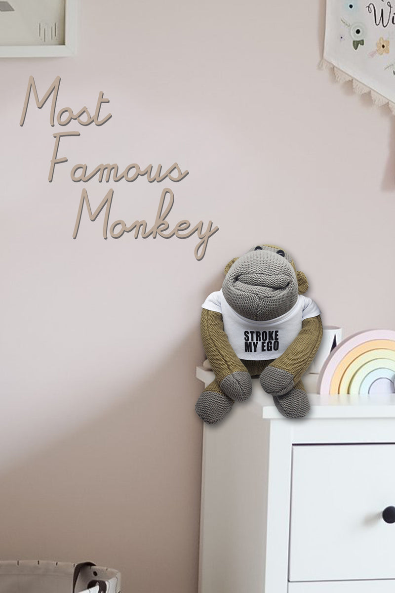 Most Famous Monkey FM Plush Soft Toy /Stroke My Ego
