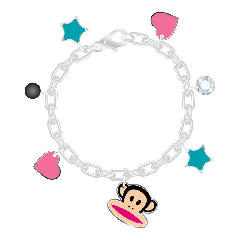 If you are a fan of Paul Frank Julius Monkey design this is lovely option. The bracelet features hearts, stars and the Paul Frank face. This lovely charm bracelet can be a great gift for a dear friend.  Exclusively Available at Reliance Gifts www.reliancegifts.co.uk