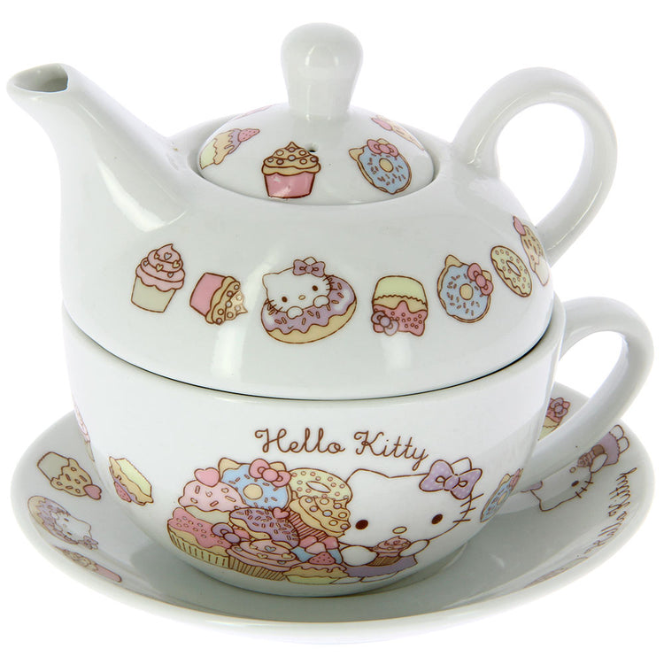 An amazing white tea set combo of tea pot, cup and saucer set with the pot fitting just fine on top of the cup and saucer. This easy to carry tea set is unique which fits into a small tea table.Exclusively Available at Reliance Gifts www.reliancegifts.co.uk