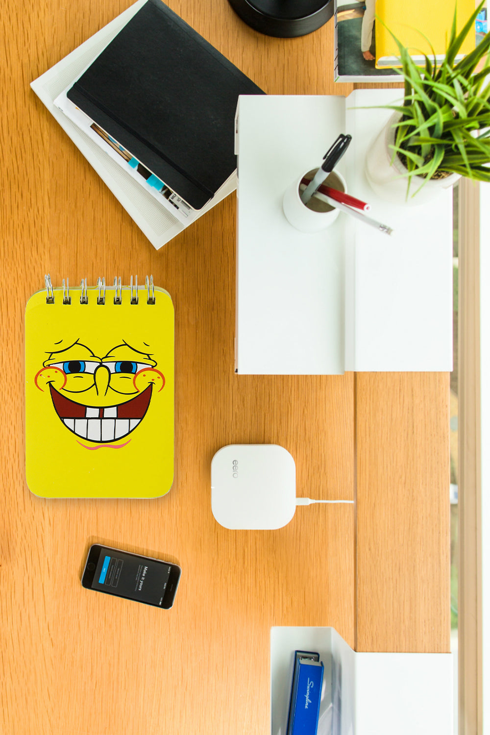 SpongeBob Square Pants Writing Pad (Happy face)