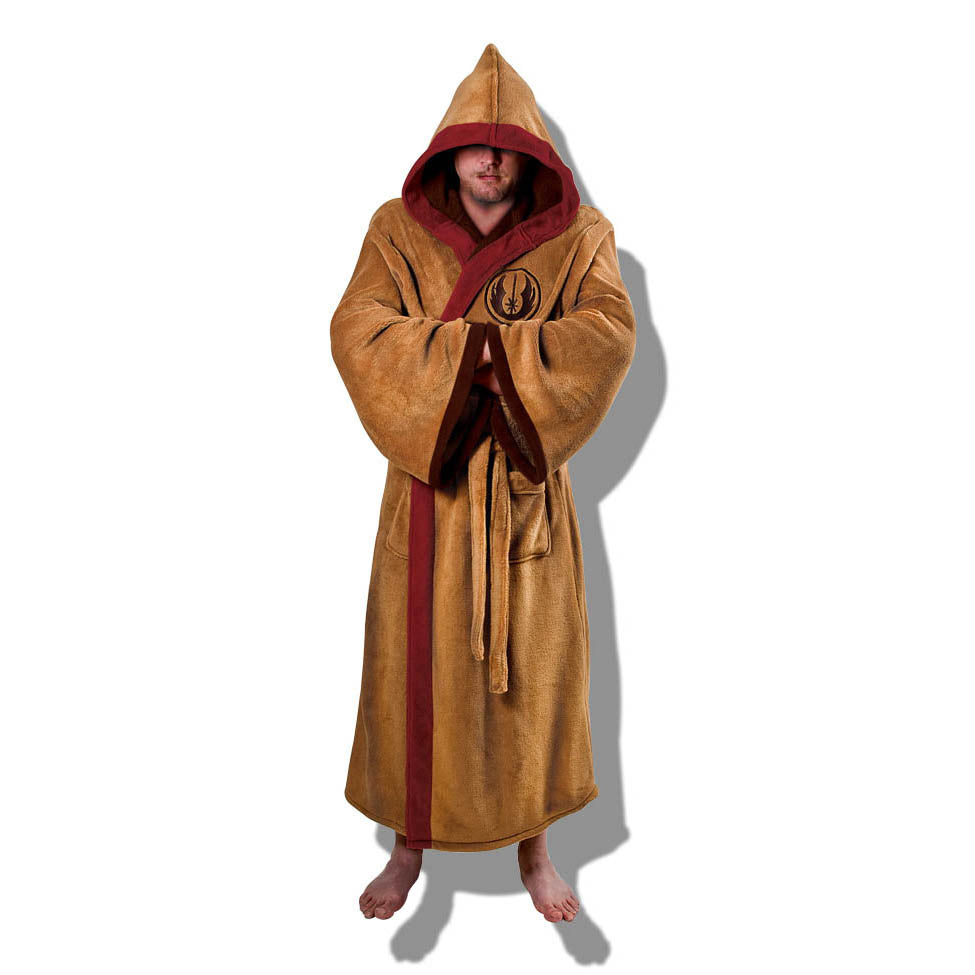 Star Wars Classic Jedi Bath Robe, Brown, Medium