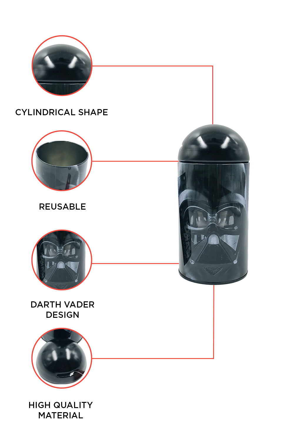 Star Wars Darth Vader Money Tin