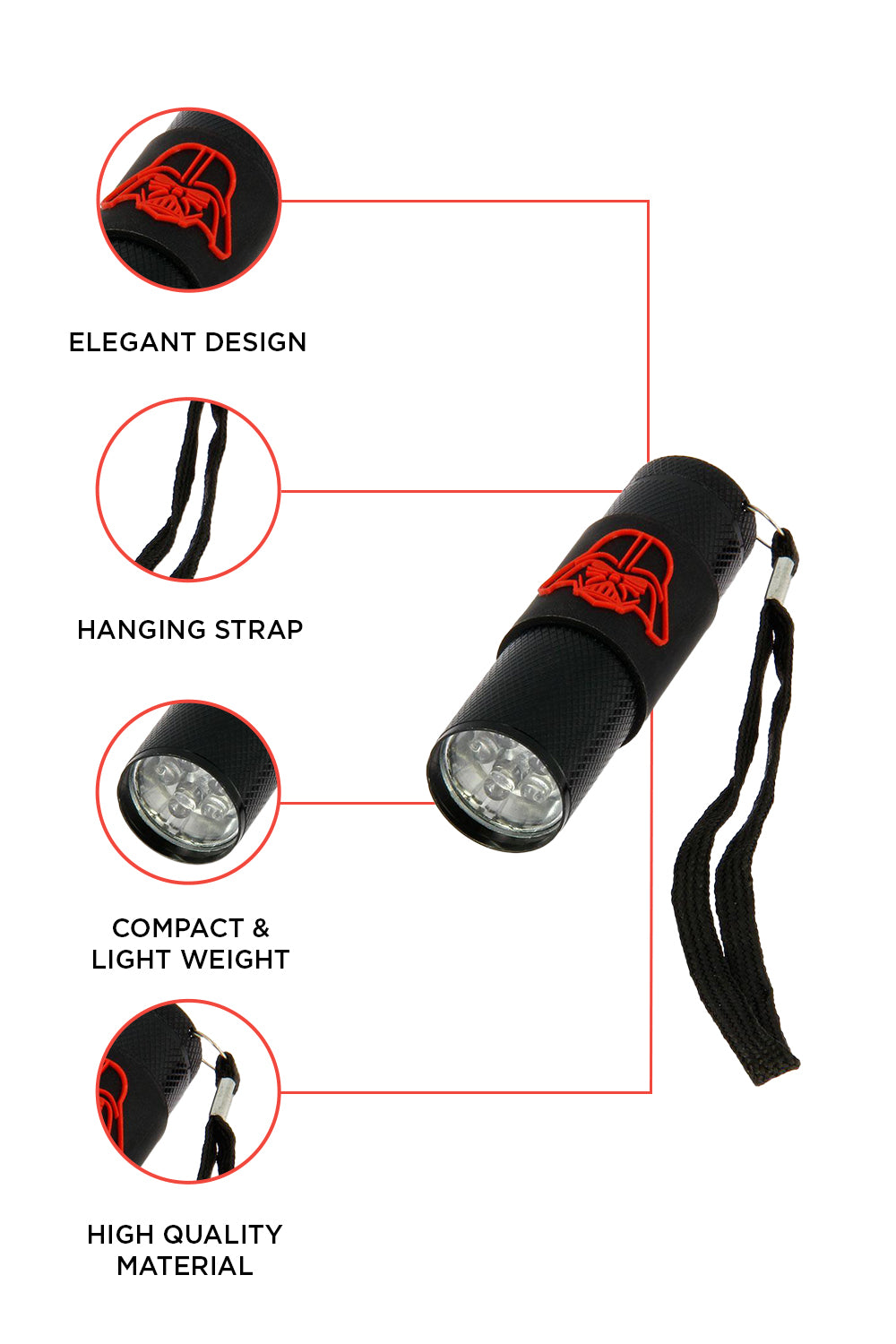 Star Wars Darth Varder Led torch