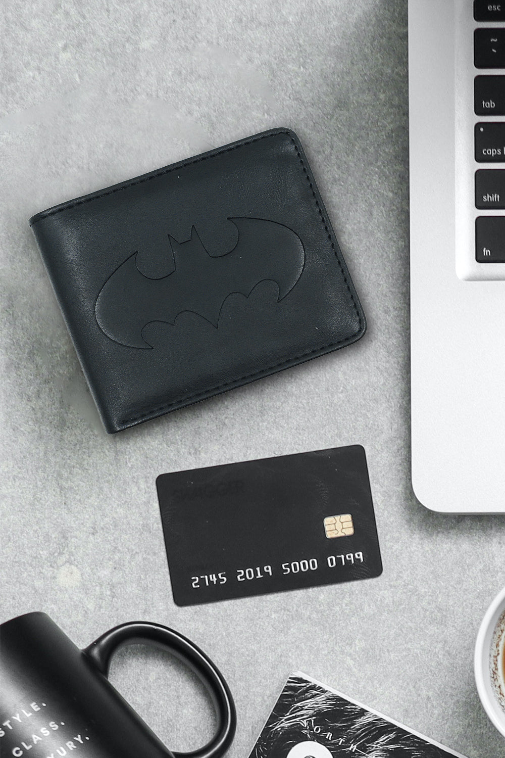 DC  Batman Embossed Inside Print Wallet