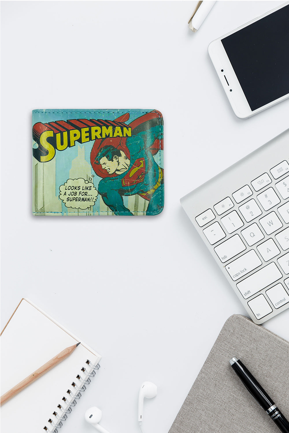 Vintage Superman Wallet in a Gift Box