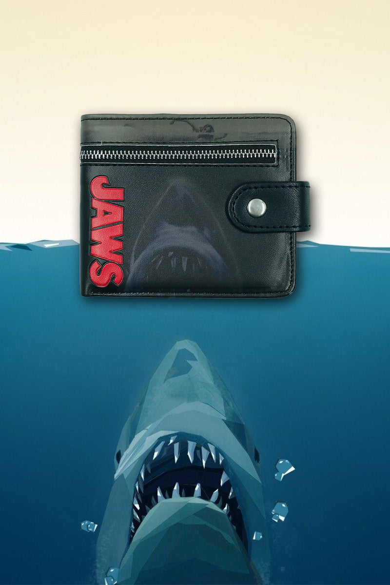 Jaws Shark Attack Zip Detail Wallet