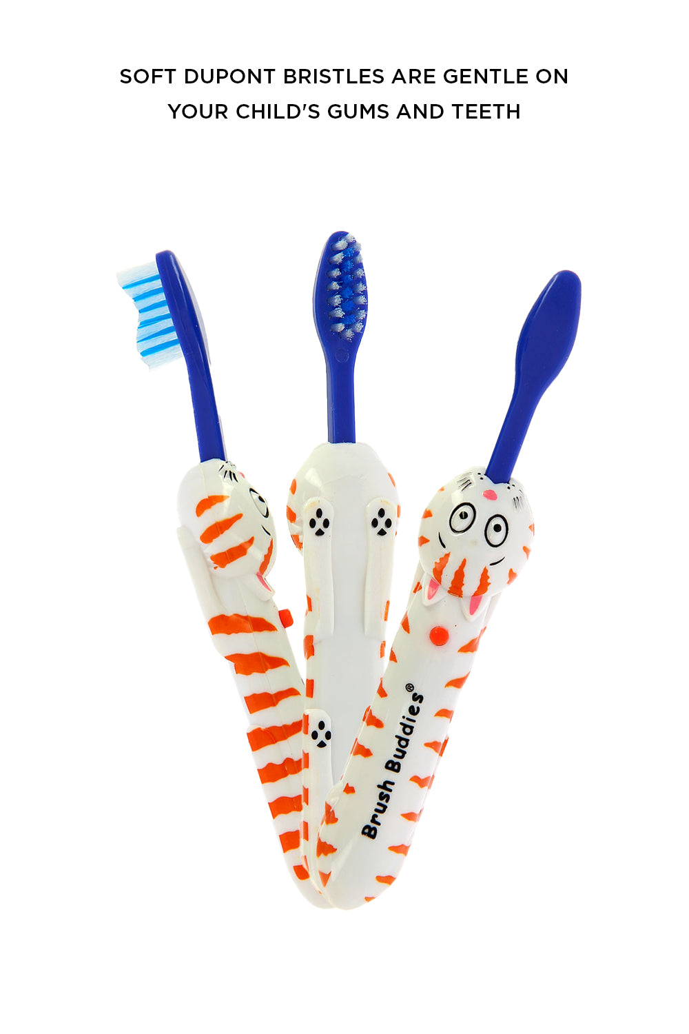 Brush Buddies Talkin Wanda Whiskers (Cat) Toothbrush - Blue