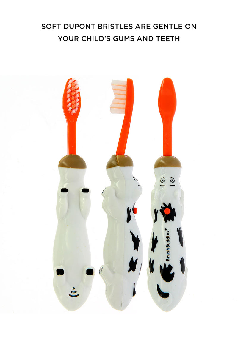 Brush Buddies Talkin Moo Reece (Cow)Toothbrush -Red