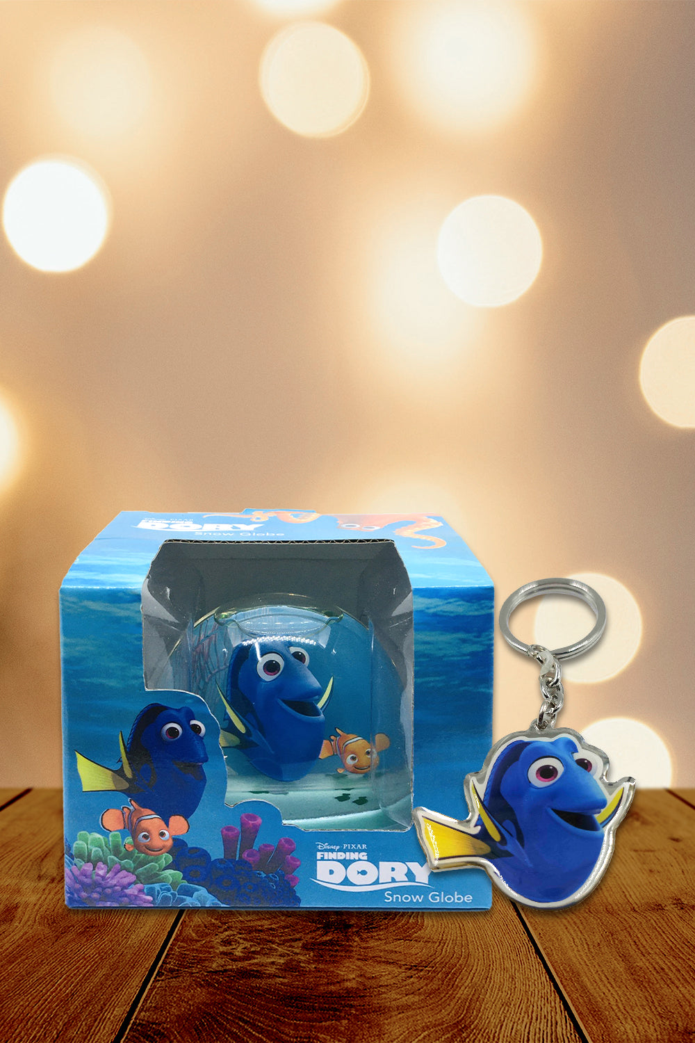 Disney Dory Snow Globe and Keyring Gift Set