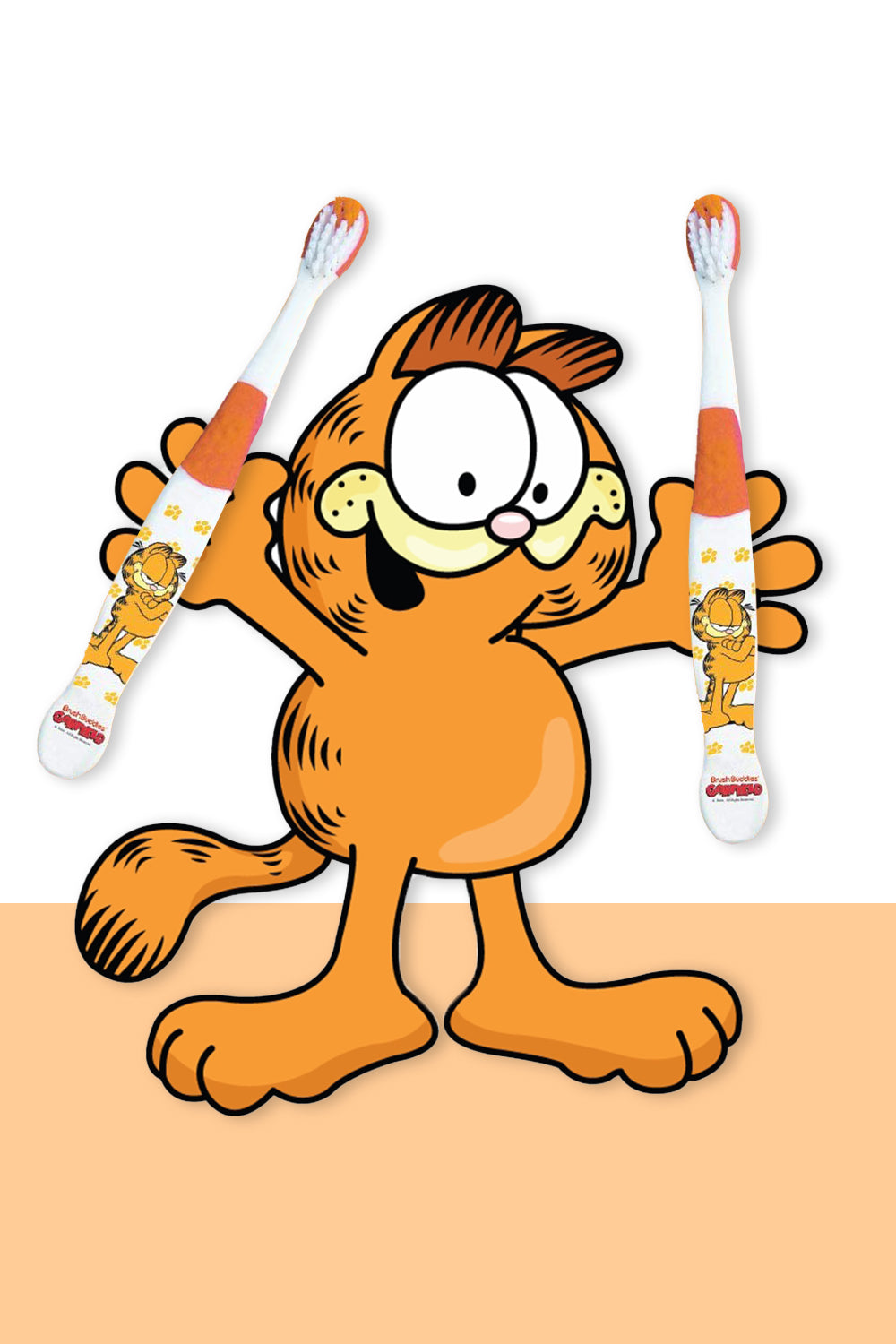 Brush Buddies Garfield and Odie Toothbrush (2 Pack)