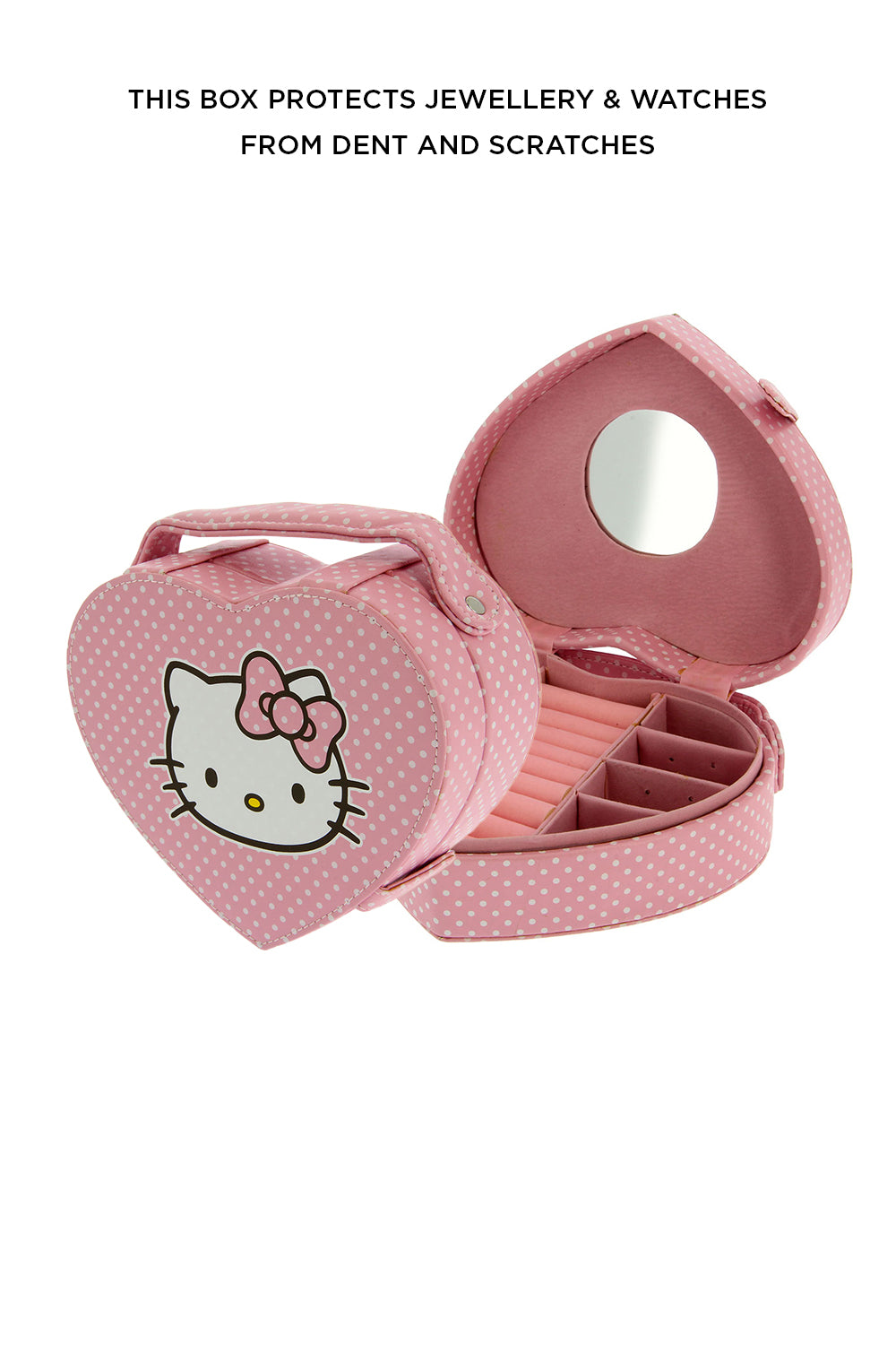 Hello Kitty Pink Heart Jewellery Box