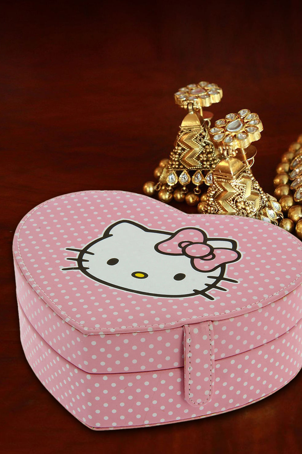 Hello Kitty Pink Heart Jewellery Box