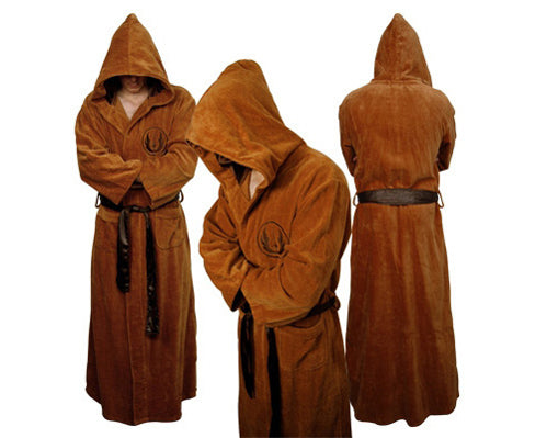 Star Wars Classic Jedi Bath Robe, Brown, Medium