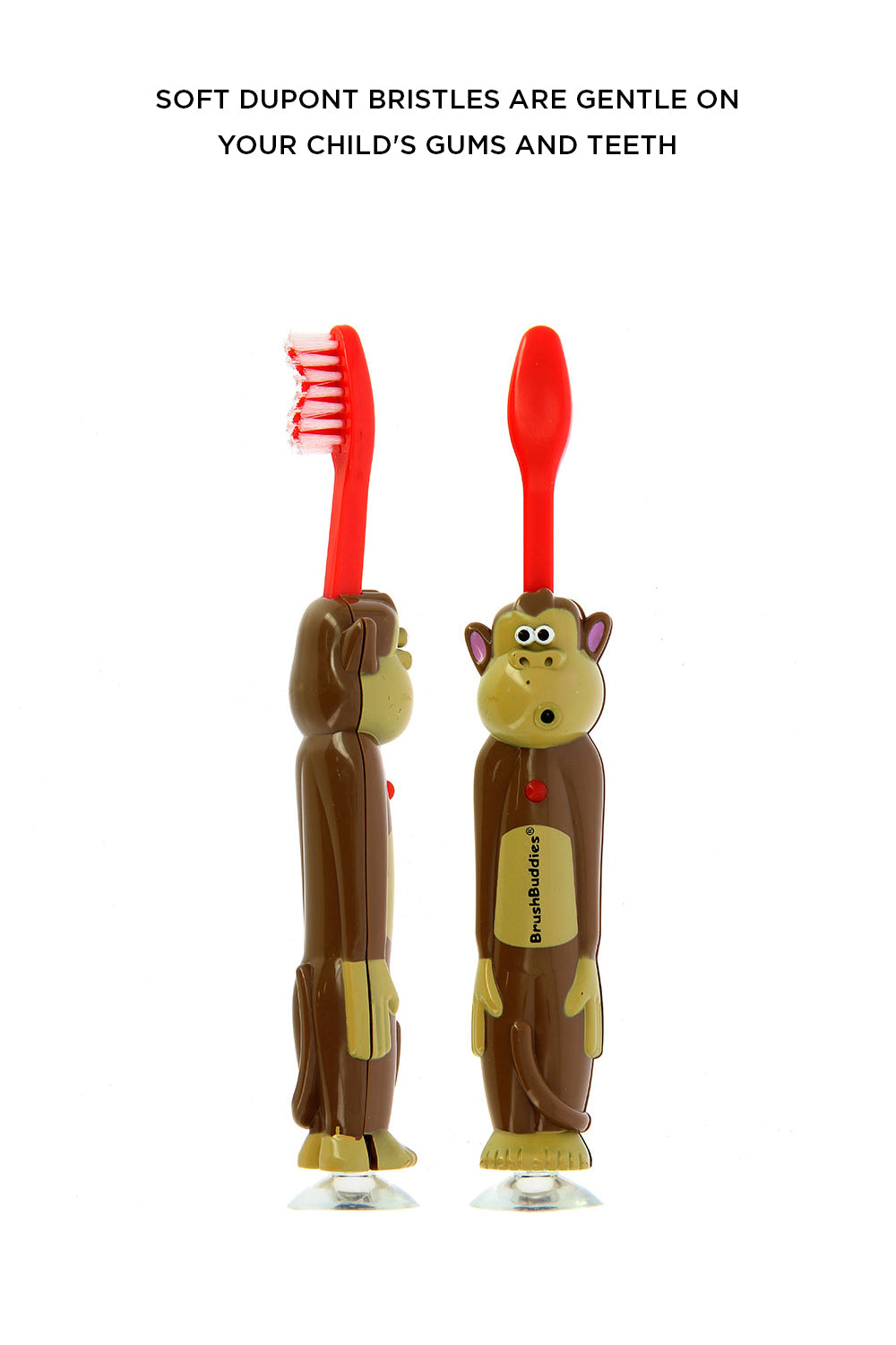 Brush Buddies Talkin' Toothbrush - Swingin Sammy (Monkey) -Red