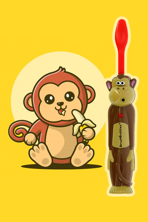 Brush Buddies Talkin' Toothbrush - Swingin Sammy (Monkey) -Red