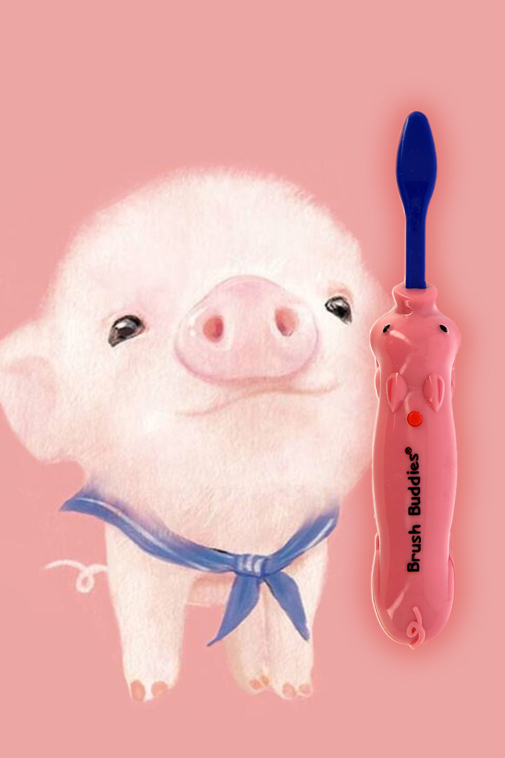 Brush Buddies Talkin Priscilla Piggles (Pig)Toothbrush- Blue