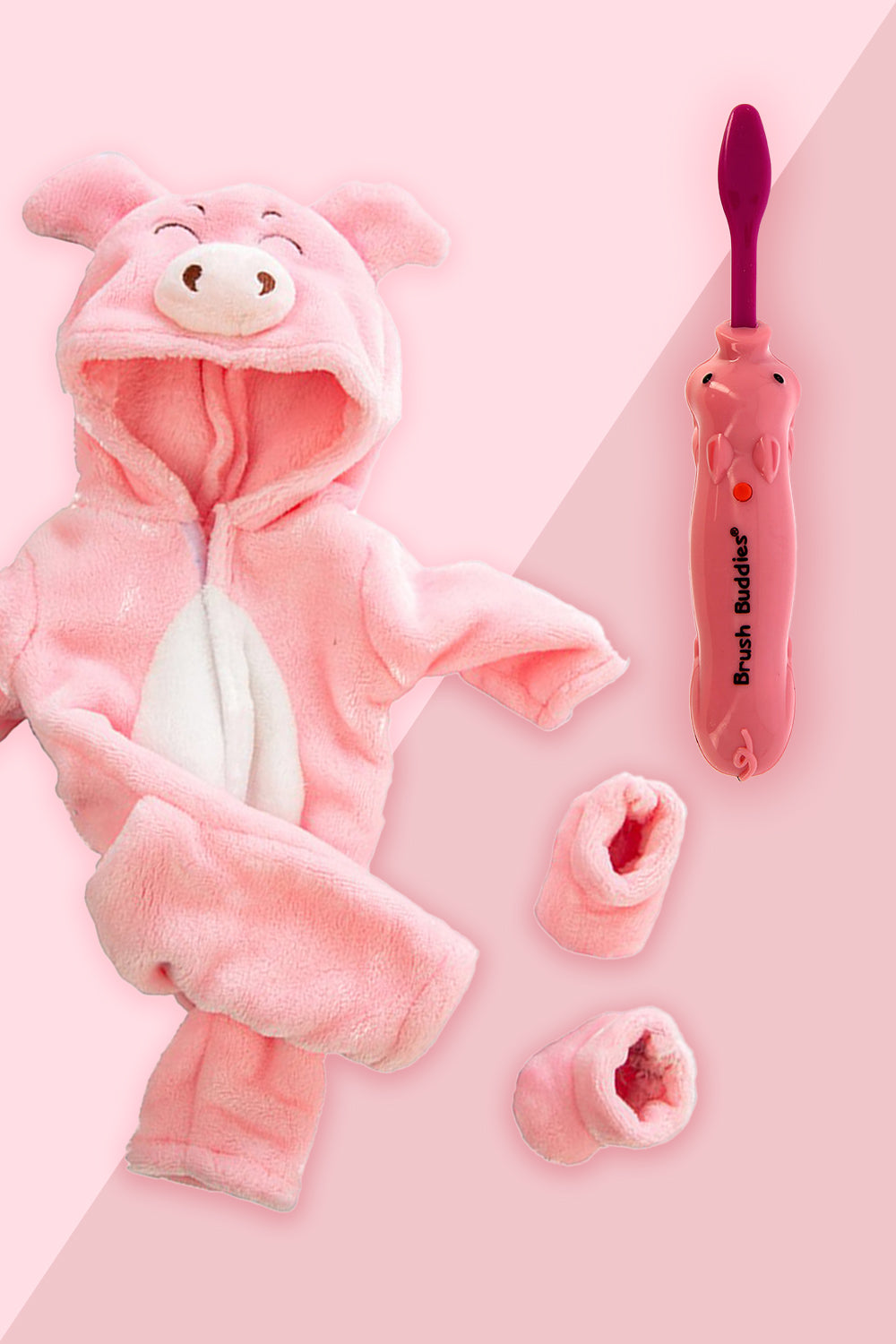 Brush Buddies Talkin Priscilla Piggles (Pig)Toothbrush- Pink