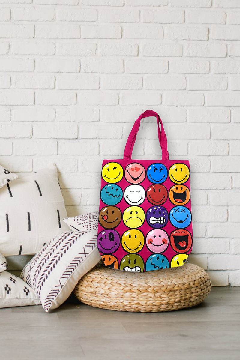Jinkies! Smiley Face Reusable Canvas Tote Bag | Coffee Shop | Jinkies!  Coffee and Hangout | Overland Park KS